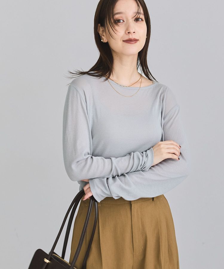 Green Parks「シアーロンTEE」|Tシャツ・カットソー|Light Gray