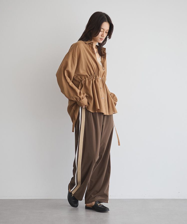 GARAGE OF GOOD CLOTHING「ウエストドロストリボンシャツ」|シャツ・ブラウス|