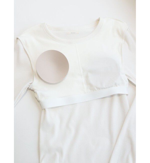 MidiUmi「MidiUmi カップ付きロンT」|Tシャツ・カットソー|