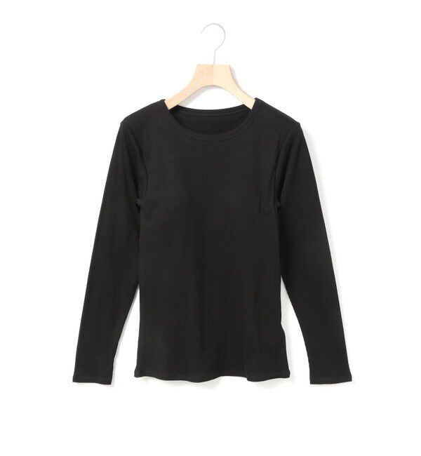 MidiUmi「MidiUmi カップ付きロンT」|Tシャツ・カットソー|ブラック