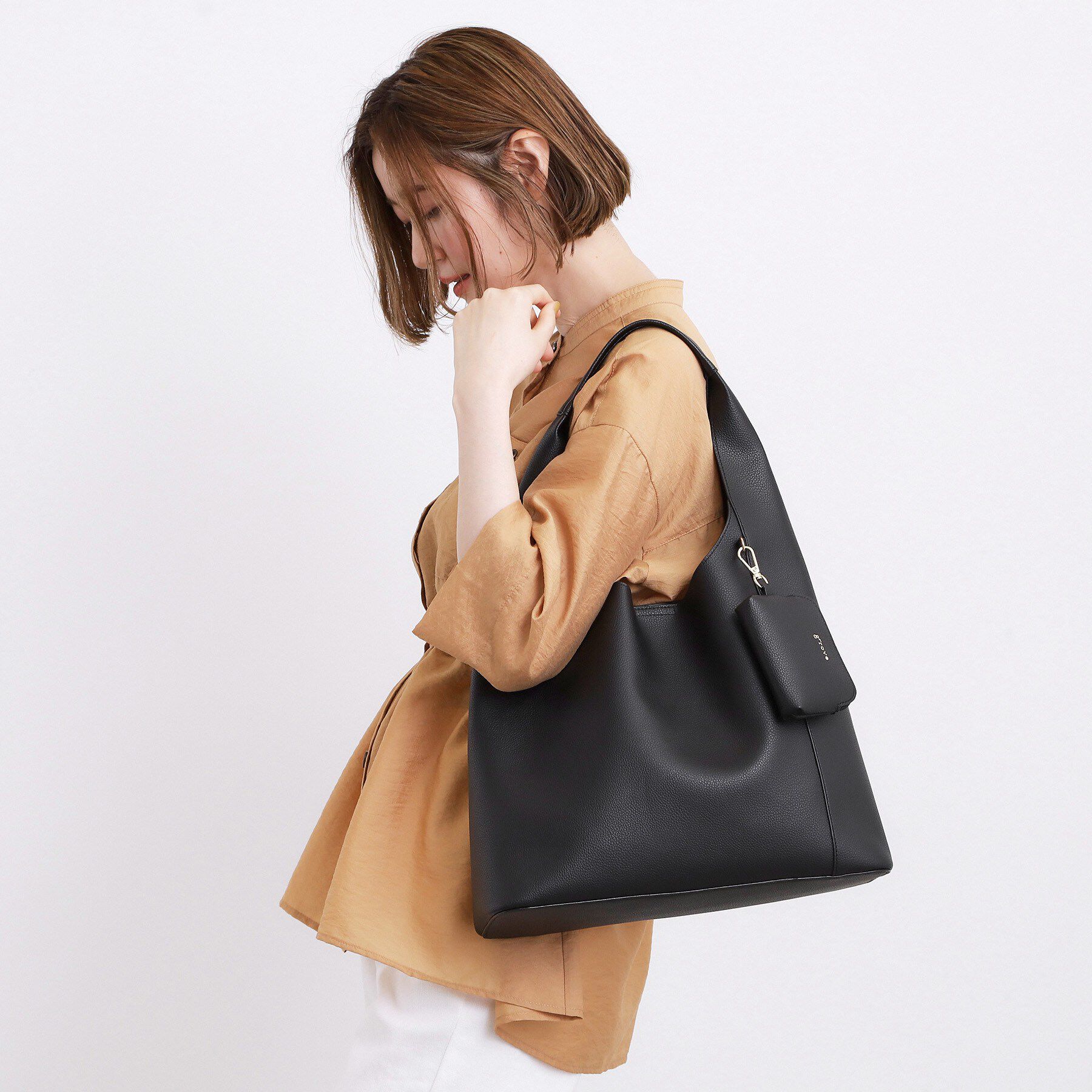 grove「【今季トレンド】ポーチ付きワンショルダー」|トートバッグ|