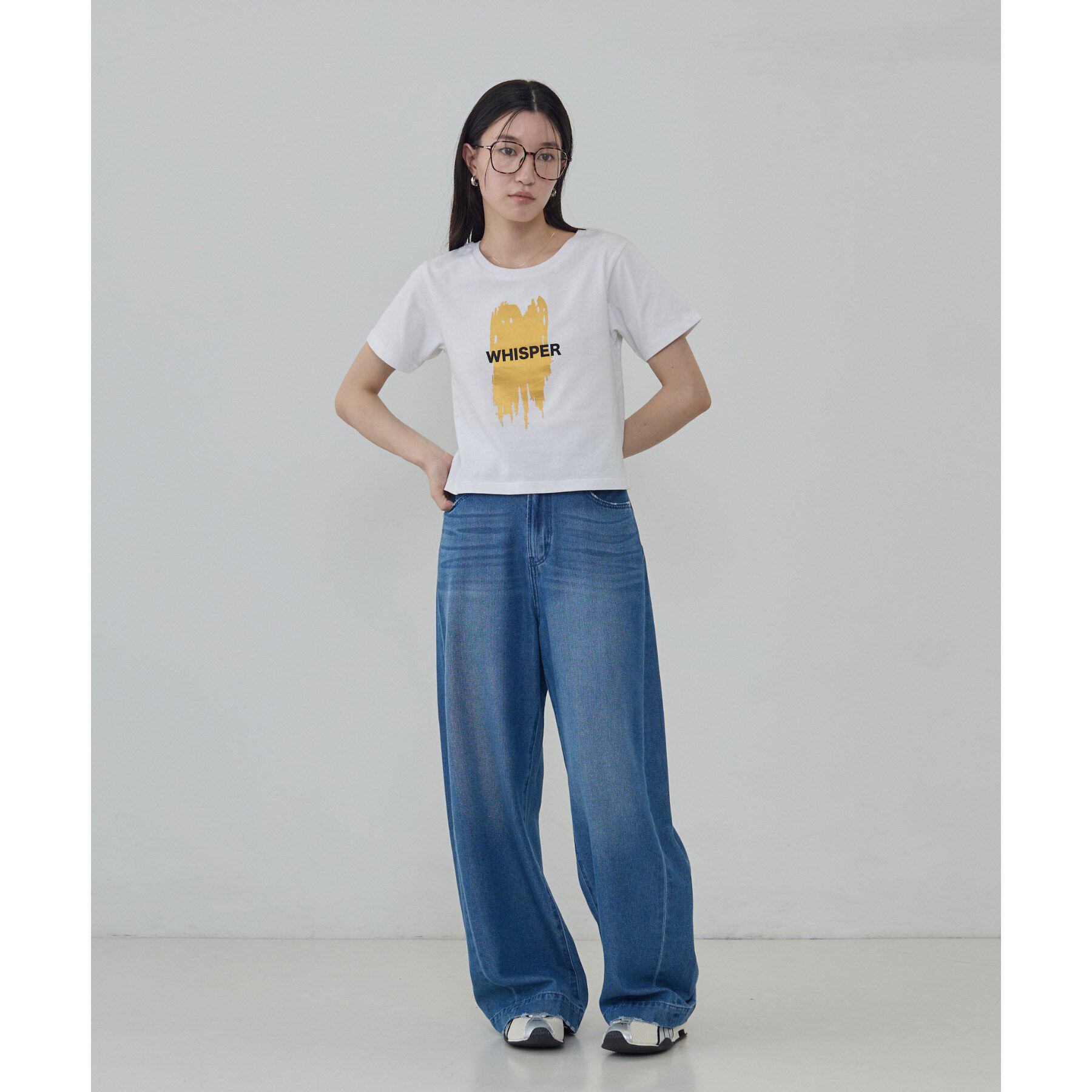 GALLEST「箔プリント コンパクトTシャツ」|Tシャツ・カットソー|