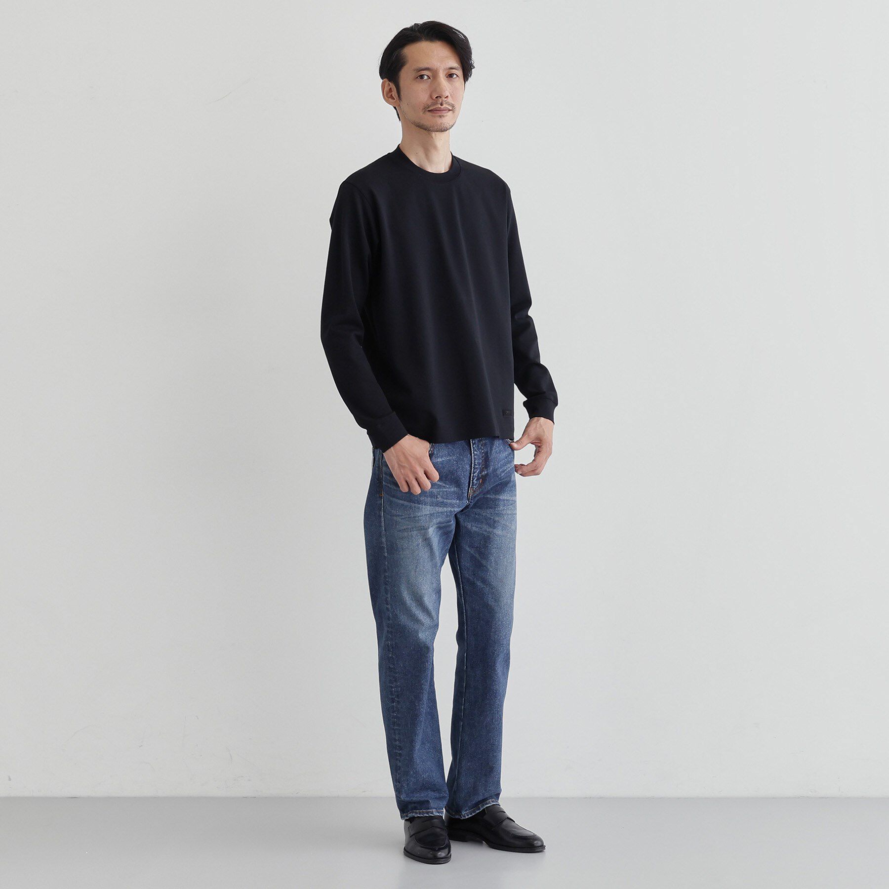 TAKEO KIKUCHI「ストレッチ テーラードＴシャツ」|Tシャツ・カットソー|