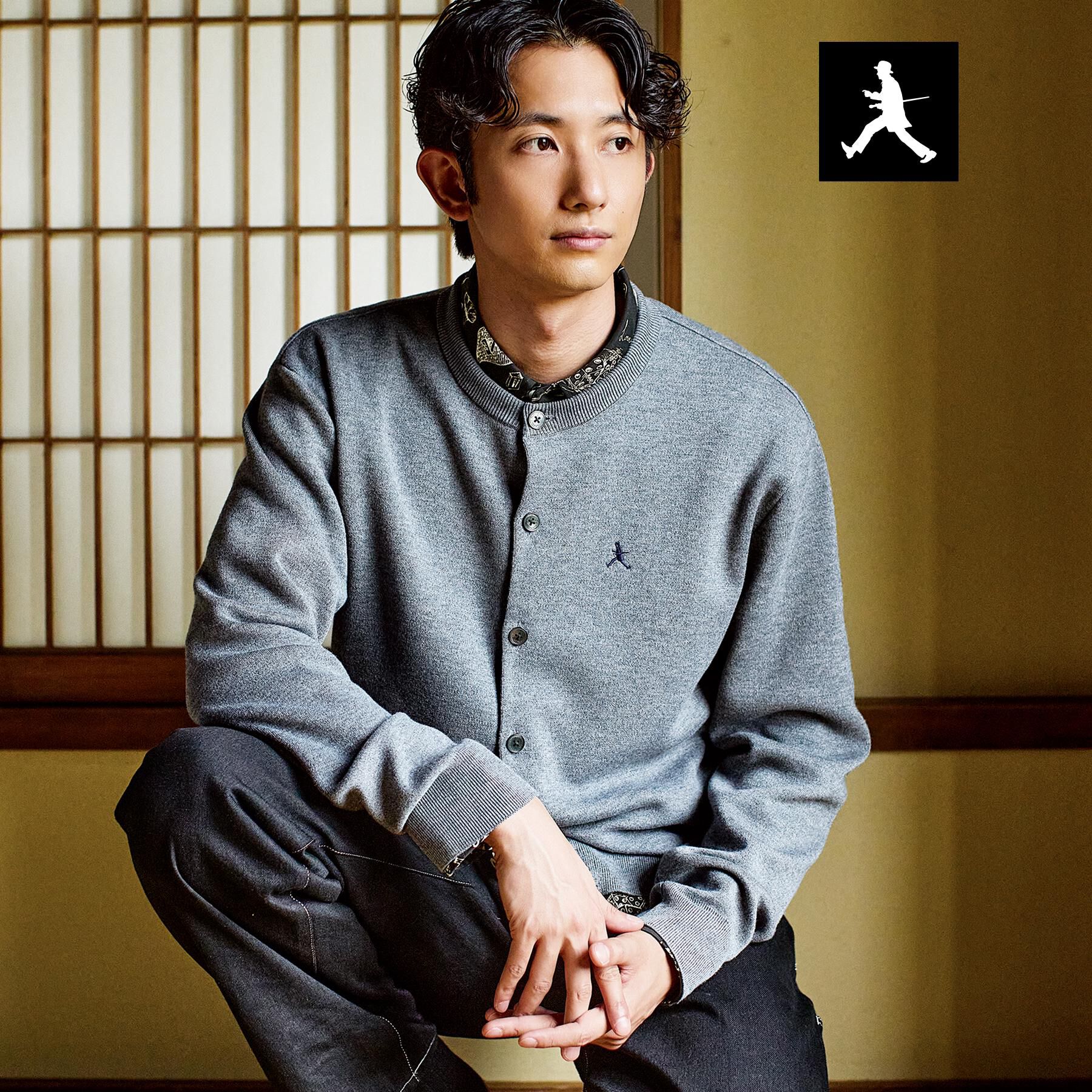TAKEO KIKUCHI「【BOWLER HAT LABEL】日本製クルーネックカーディガン」|カーディガン|