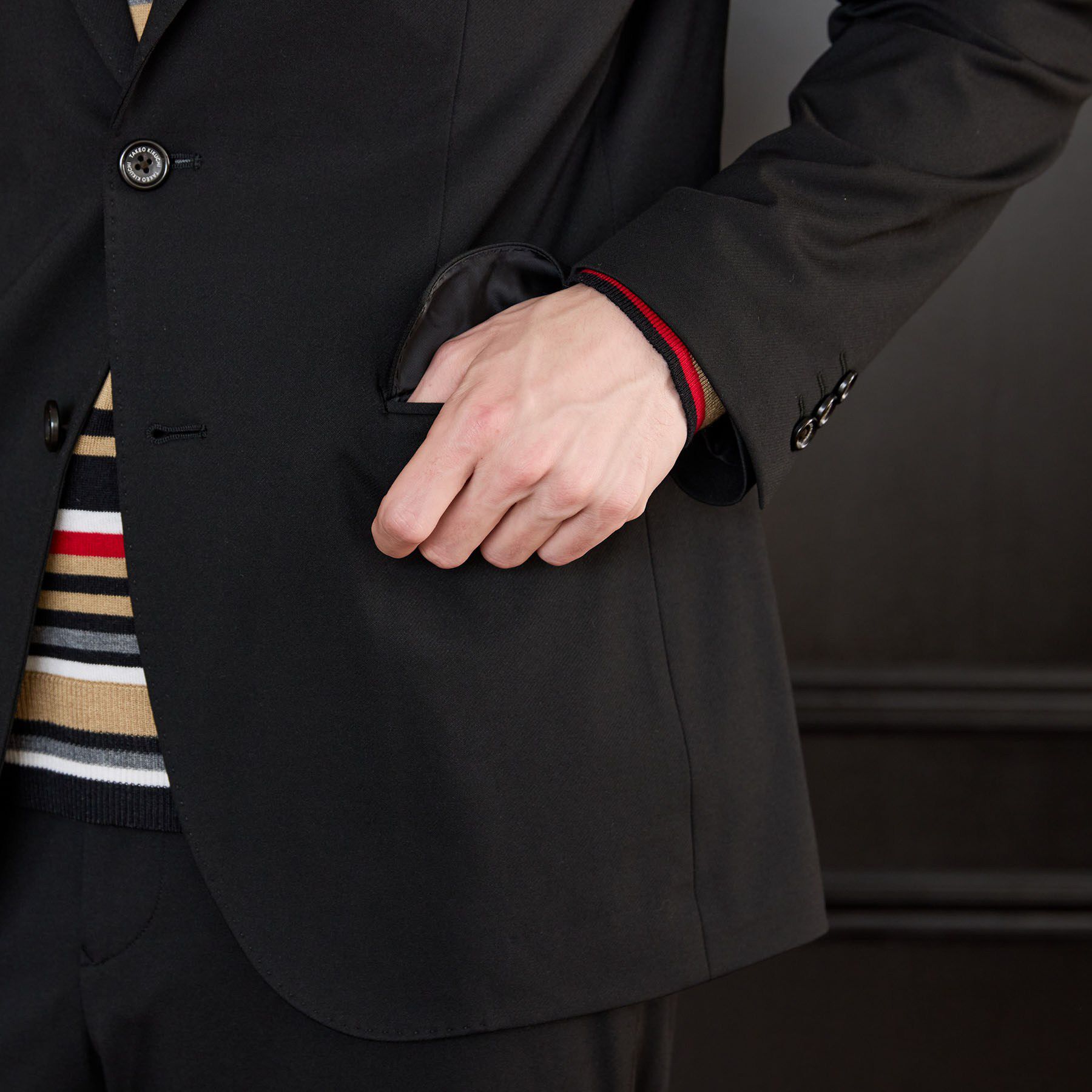 TAKEO KIKUCHI「【BOWLER HAT LABEL】CARREMANツイルジャージ　ジャケット」|テーラードジャケット|