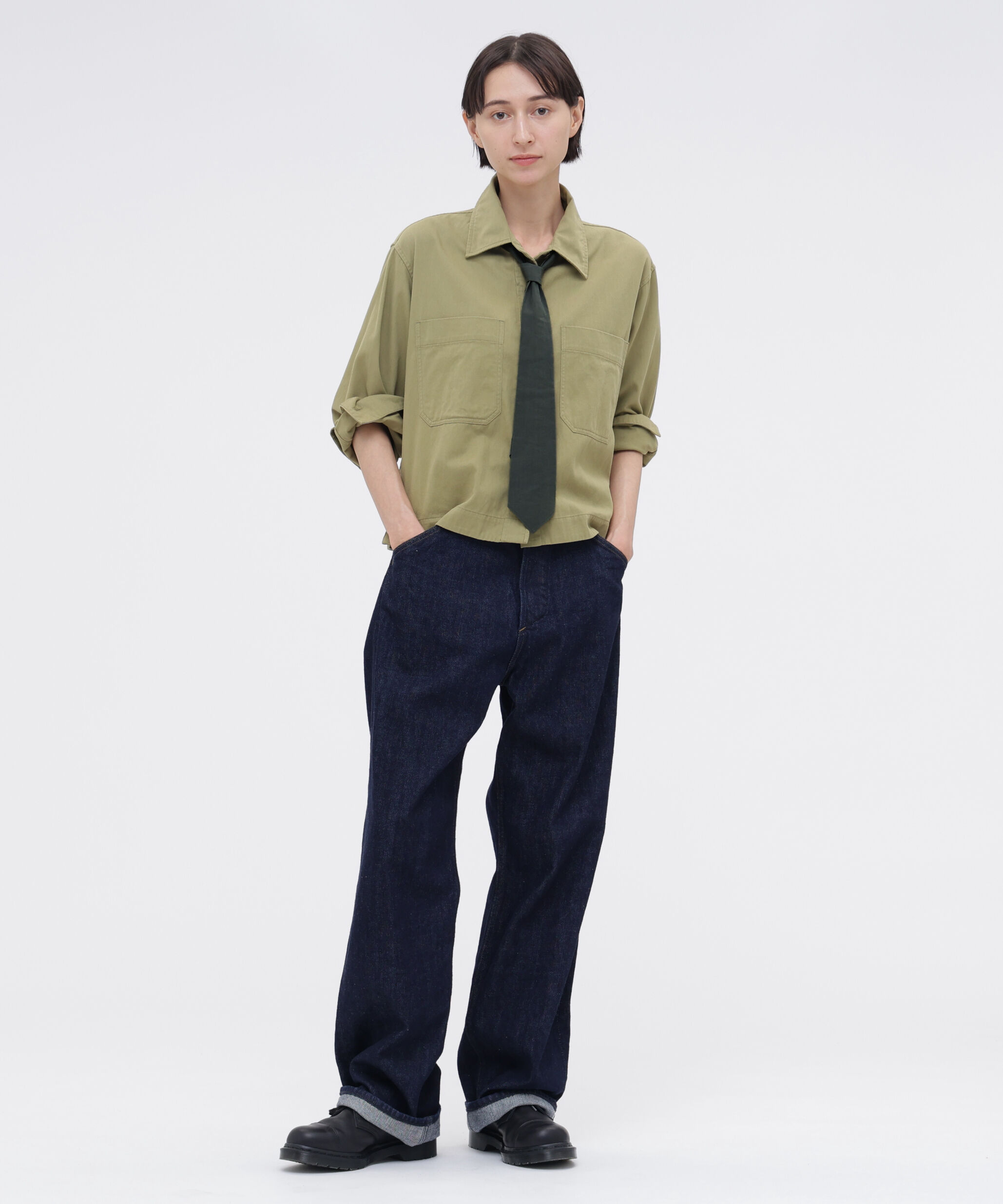MHL.「SANDED COTTON POPLIN TIE」|ネクタイ・蝶ネクタイ|