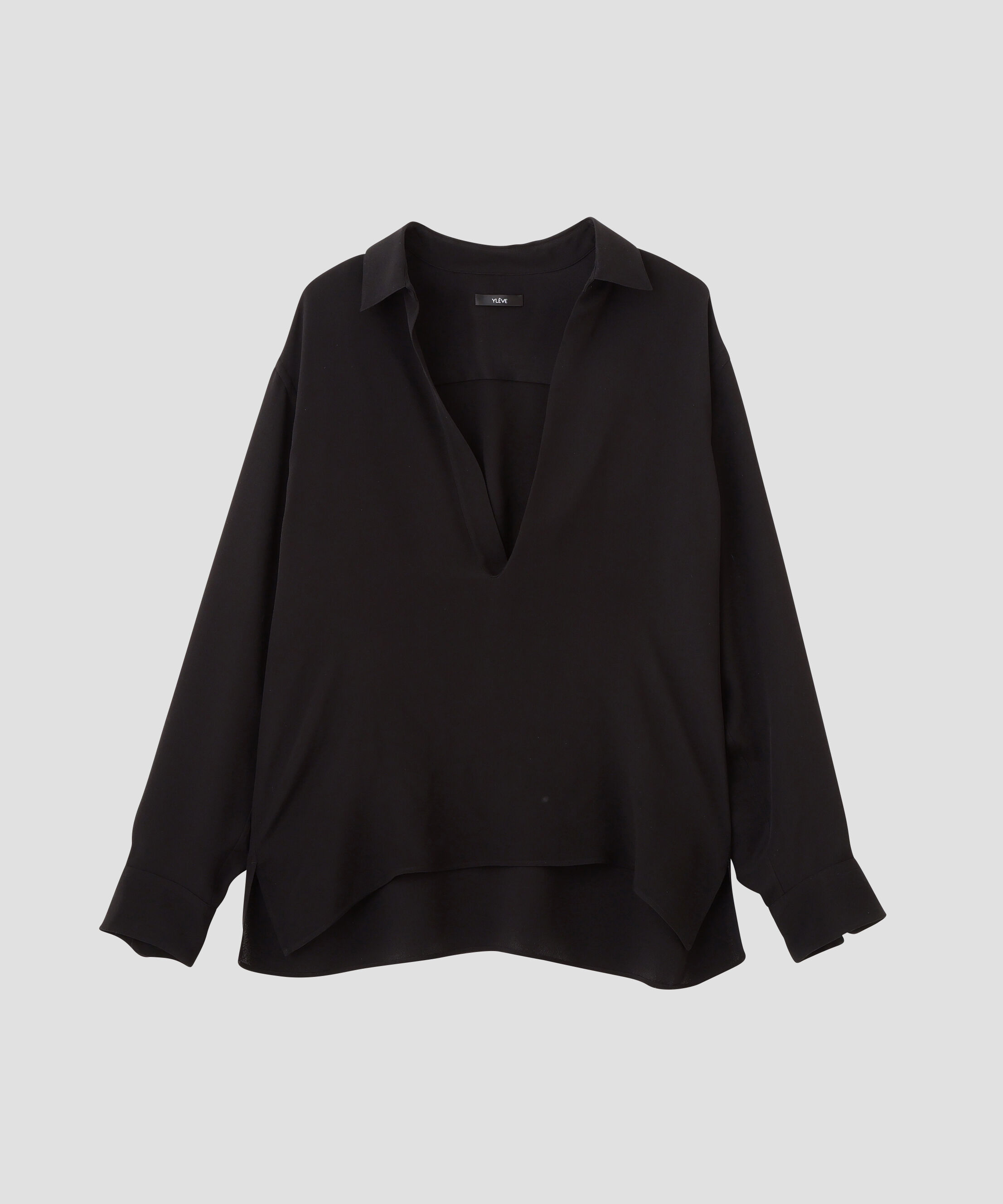 YLEVE 「YLEVE / SILK DE CHINE SKIPPER SHIRT」|シャツ・ブラウス|