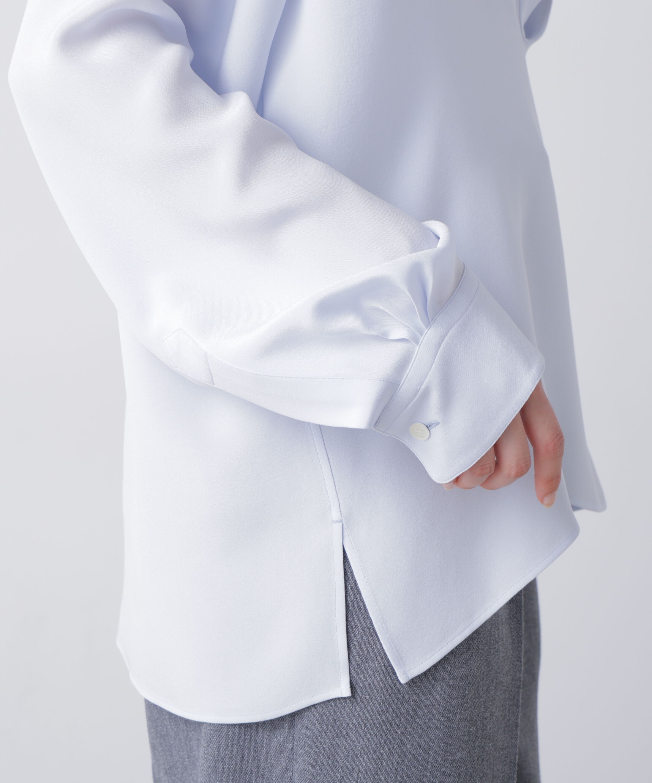 YLEVE 「YLEVE / SILK DE CHINE SKIPPER SHIRT」|シャツ・ブラウス|