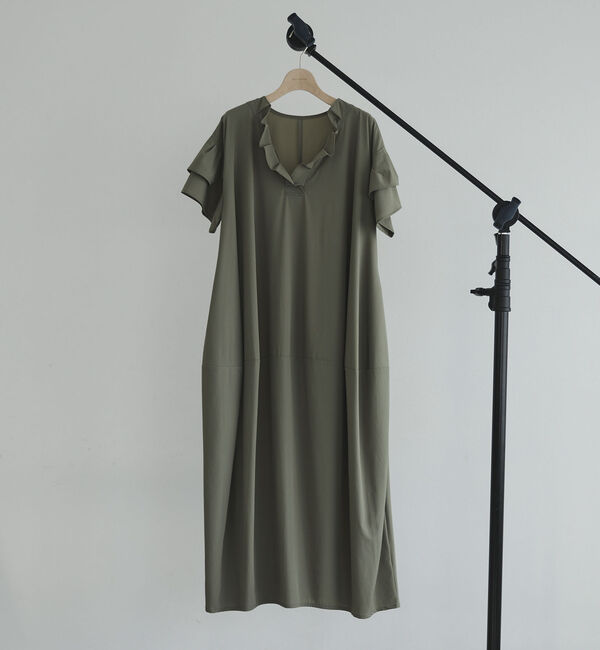 Doux archives「【接触冷感／ＵＶカット／イージーケア】コクーンワンピース」|ワンピース|KHAKI