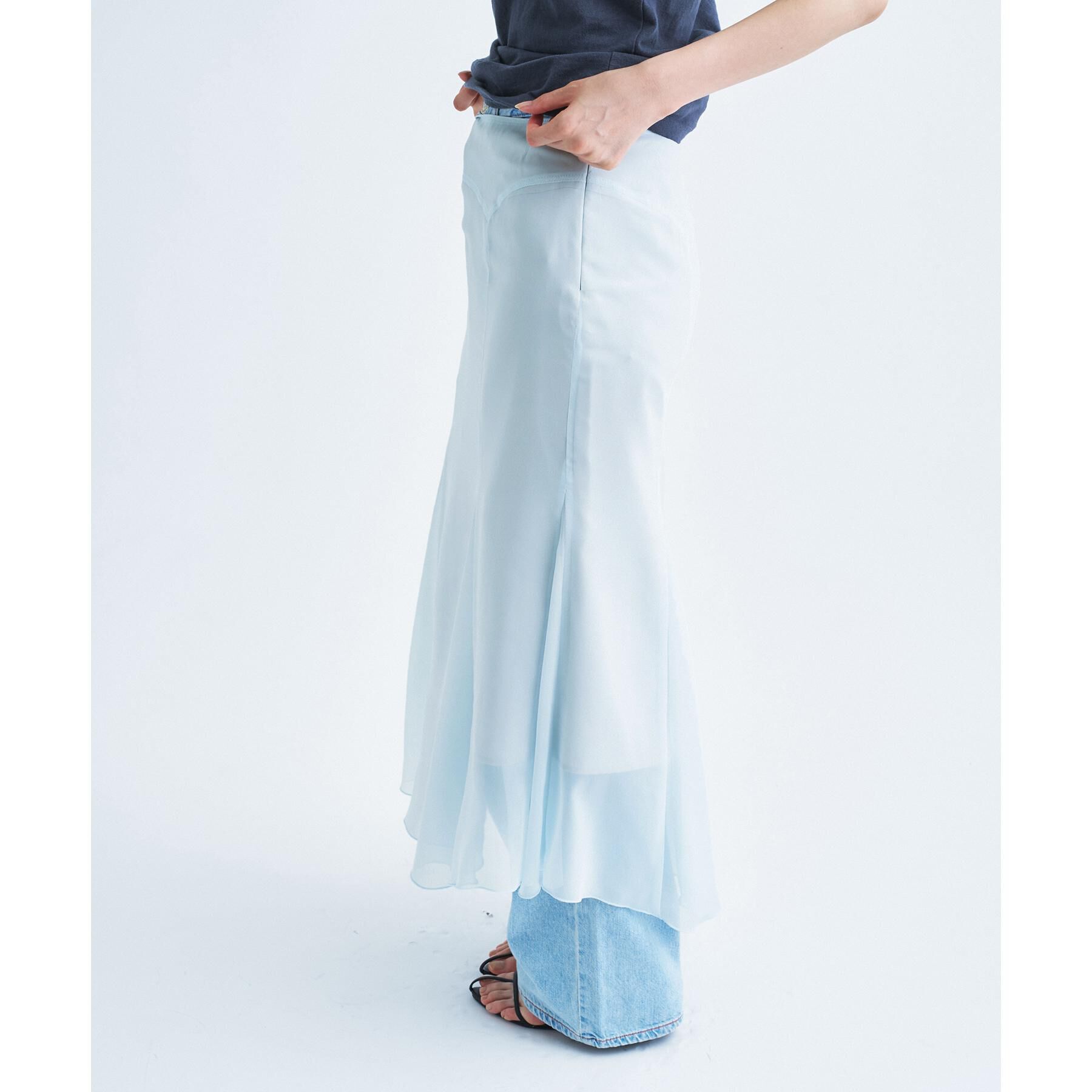 CODE A「sheer fit skirt」|スカート|