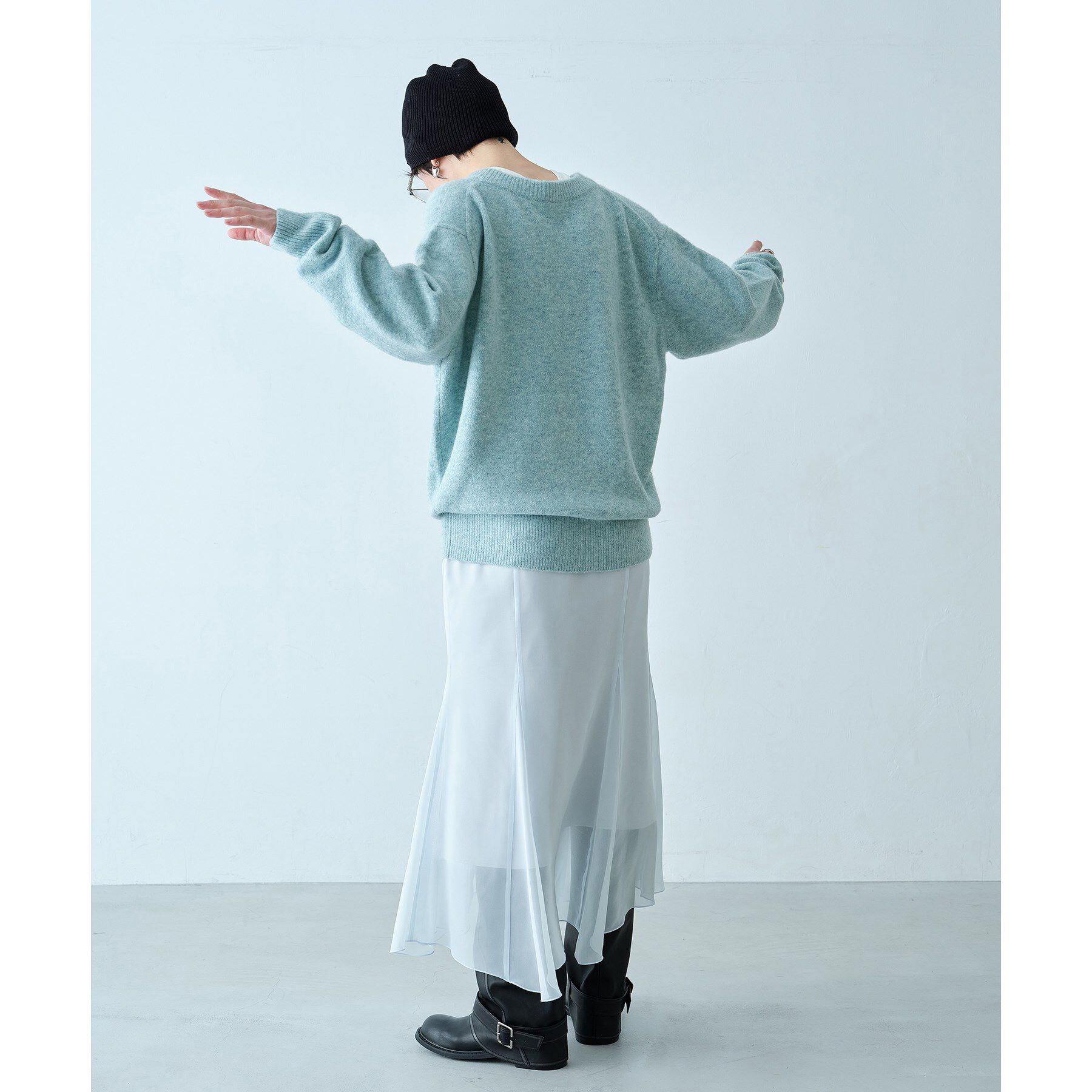 CODE A「sheer fit skirt」|スカート|