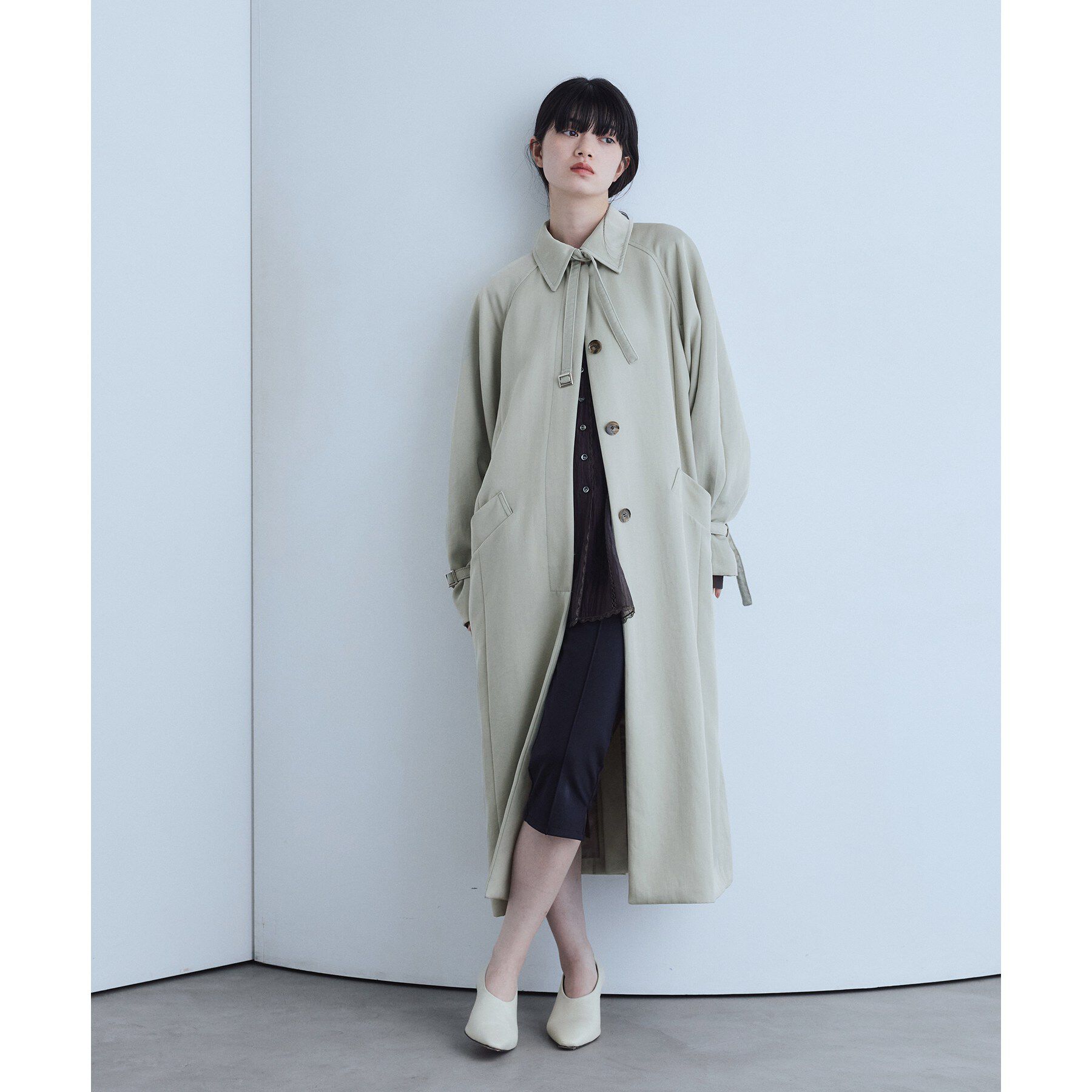 CODE A「light trench coat」|トレンチコート|