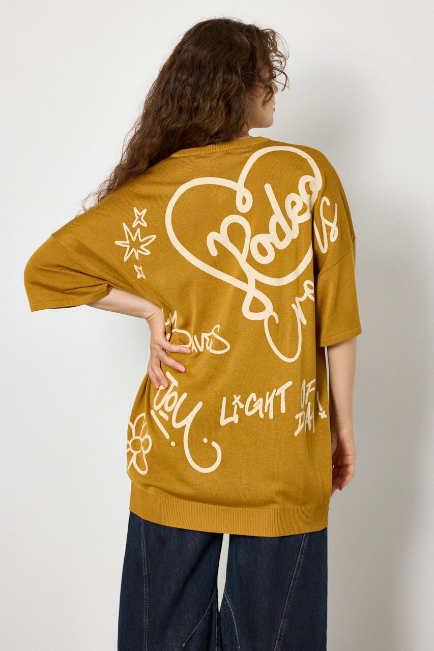 RODEO CROWNS「Doodle Messageニットワンピース」|ワンピース|