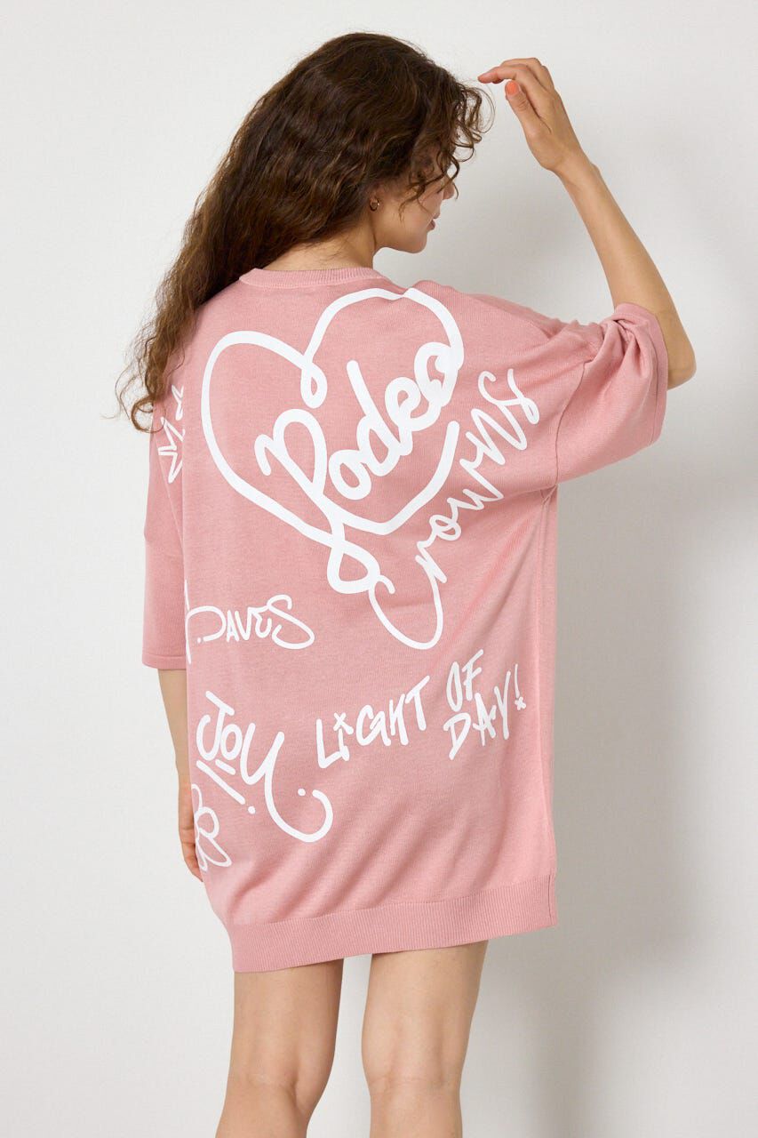 RODEO CROWNS「Doodle Messageニットワンピース」|ワンピース|