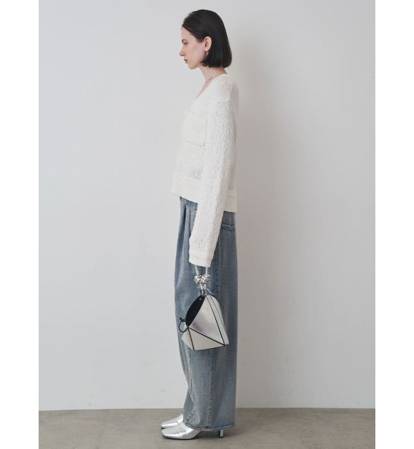 ELENDEEK「TAPE YARN TWEED KT CD」|カーディガン|