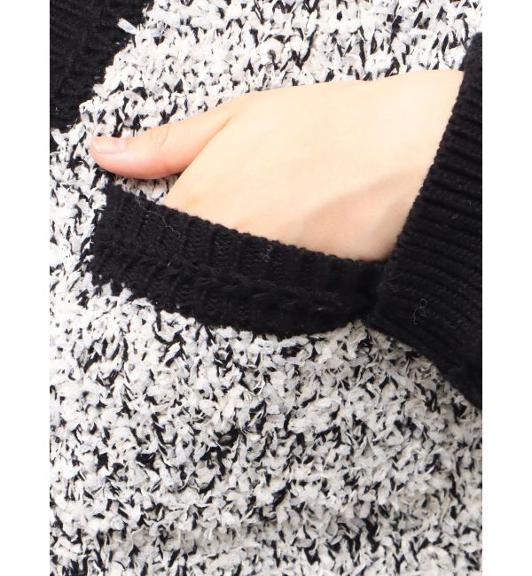 ELENDEEK「TAPE YARN TWEED KT CD」|カーディガン|