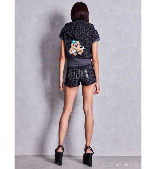GYDA「GYDA&times;GALFY leopard pileパーカー」|パーカー|