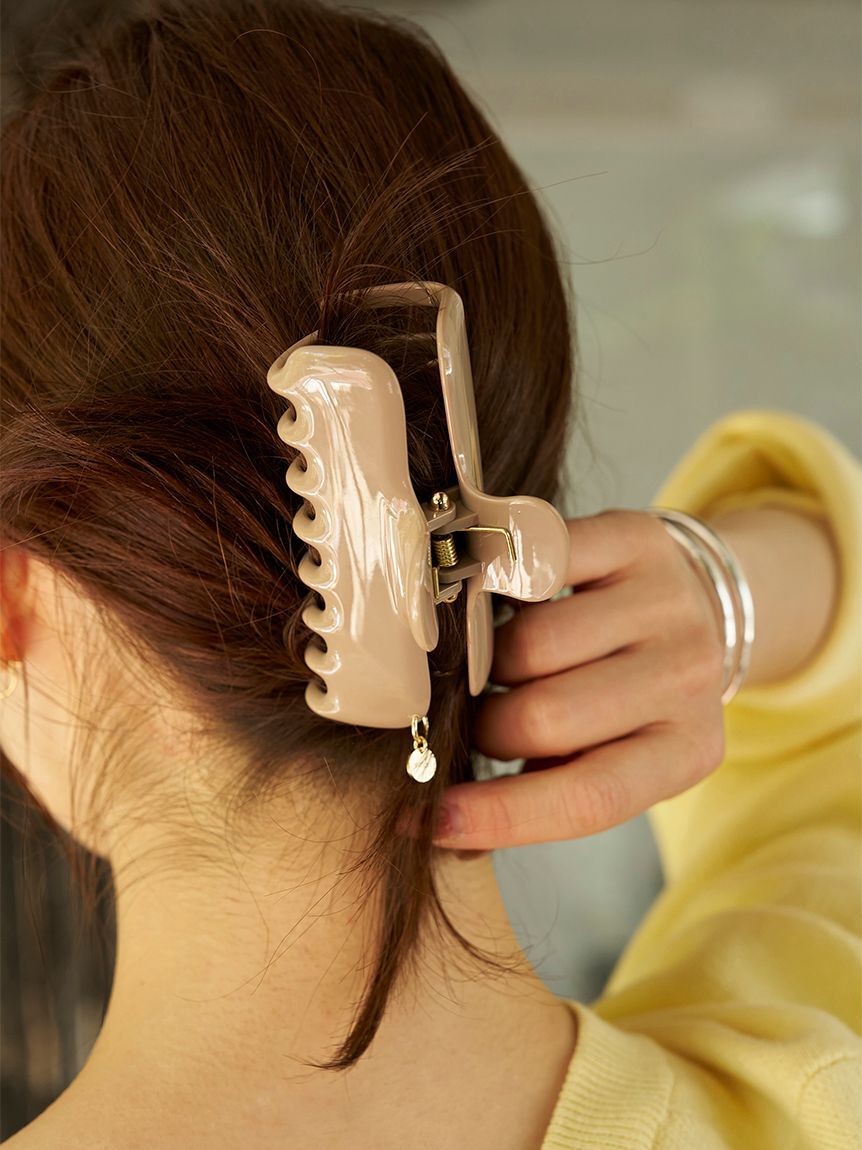 emmi atelier「ビッグヘアクリップ」|ヘアバンド|BEG