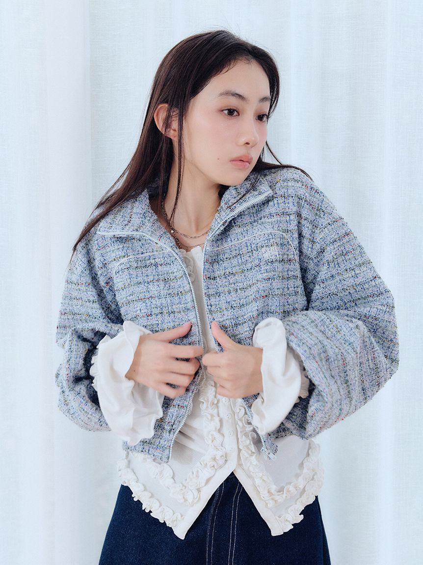 FURFUR「【限定カラー】ツイードロゴトートバッグ」|トートバッグ|