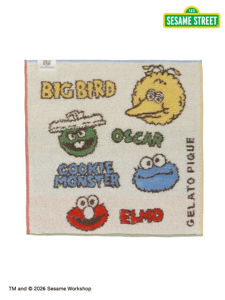gelato pique「【SESAME STREET】ハンドタオル」|ハンカチ|