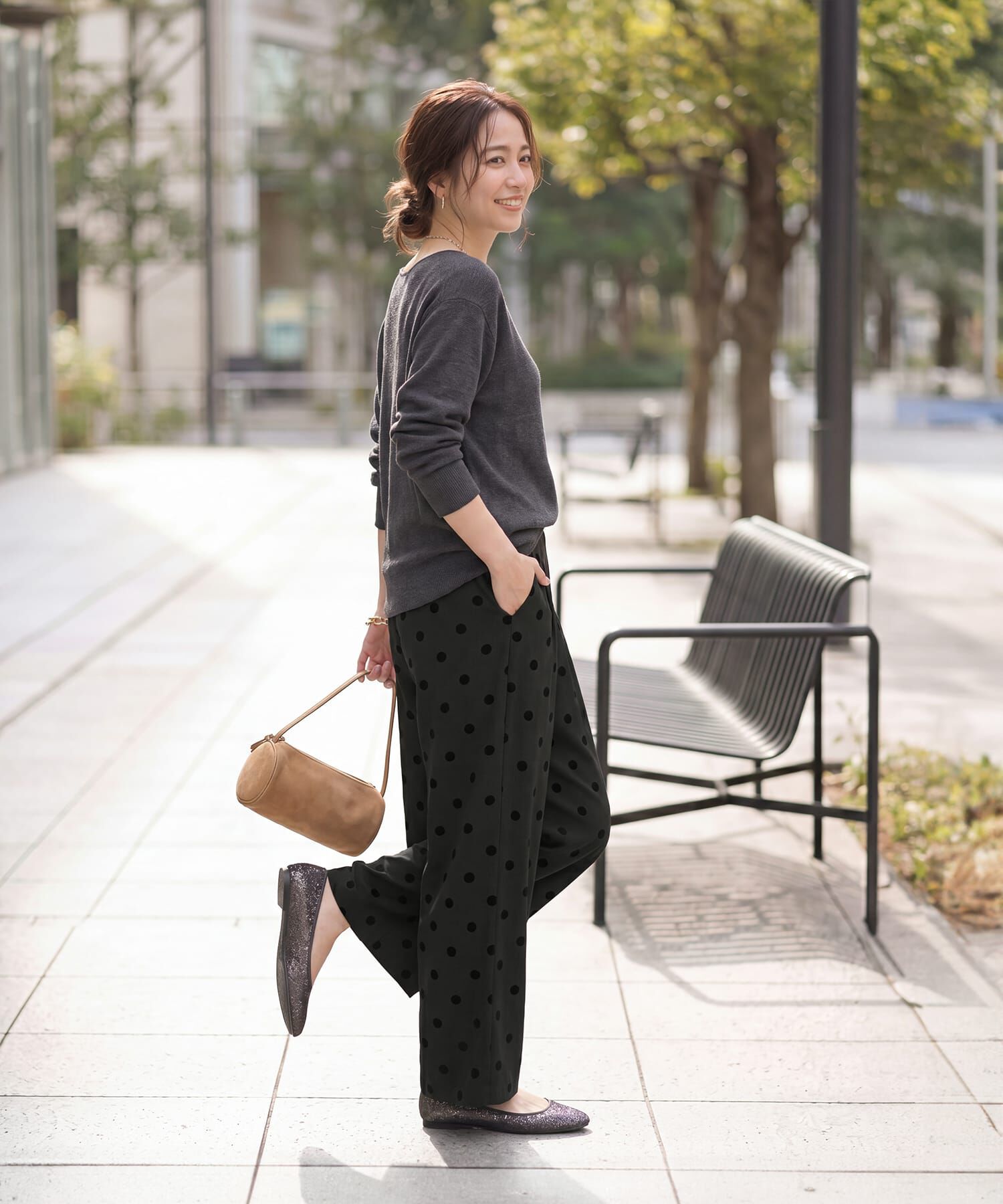 STYLE DELI「フロッキードットワイドパンツ」|その他|