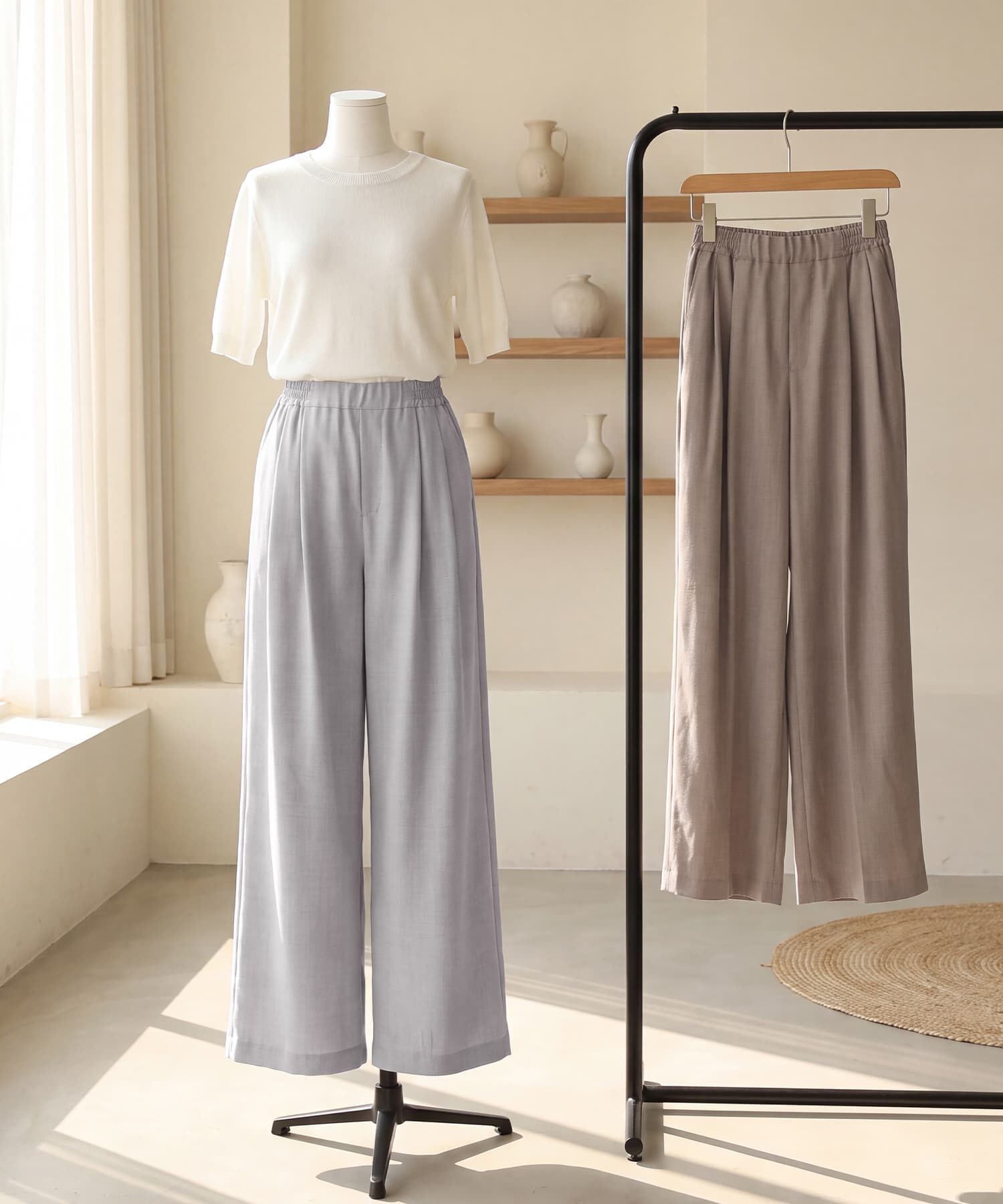STYLE DELI「【selection】キレイな薄手涼感コンフォートワイドパンツ」|その他|