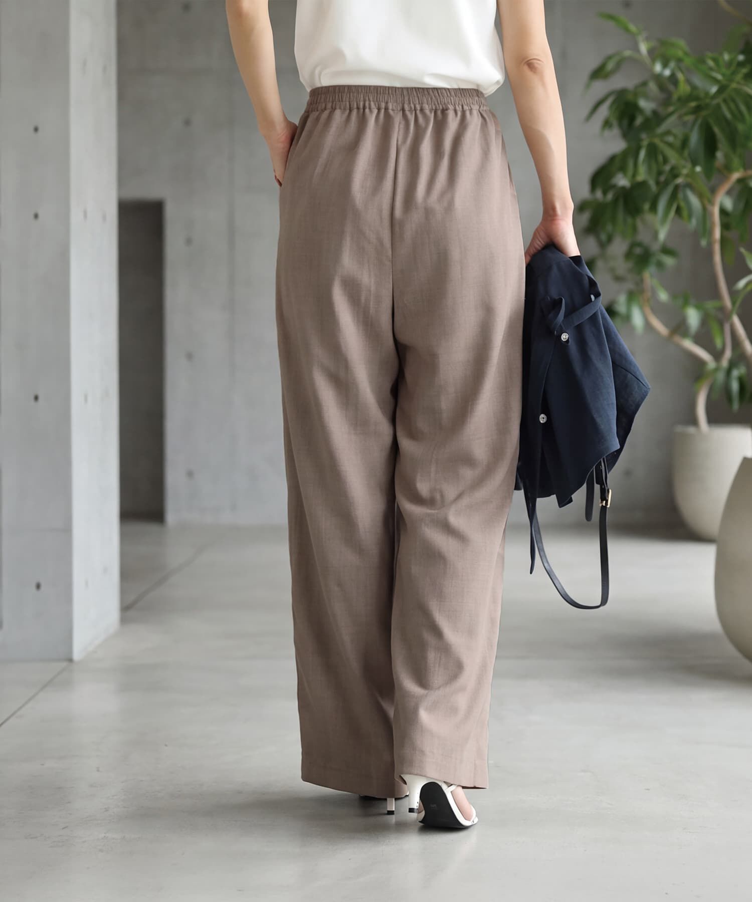 STYLE DELI「【selection】キレイな薄手涼感コンフォートワイドパンツ」|その他|