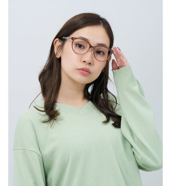  「ウェリントン型 メガネ |   度あり 度なし 軽くて壊れにくい Zoff SMART Regular レンズ交換券付」|メガネ|ブラウン