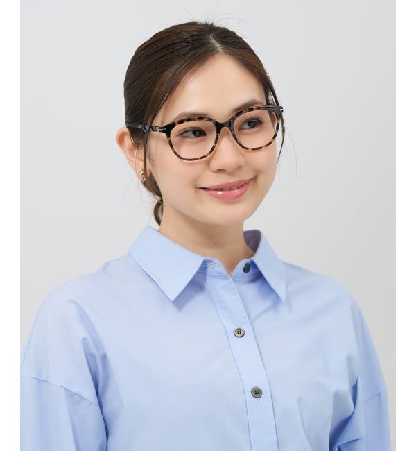  「ウェリントン型 メガネ |   度あり 度なし 軽くて壊れにくい Zoff SMART Regular レンズ交換券付」|メガネ|茶系デミ