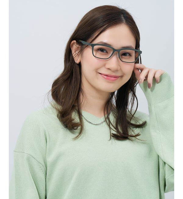  「ウェリントン型 メガネ |   度あり 度なし 軽くて壊れにくい Zoff SMART Regular レンズ交換券付」|メガネ|オリーブ1