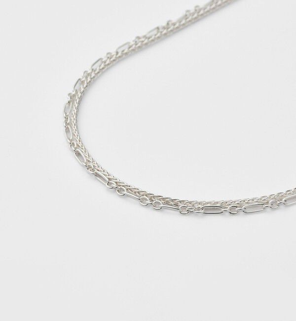 agete「シルバーネックレスチェーンセット」|ネックレス|