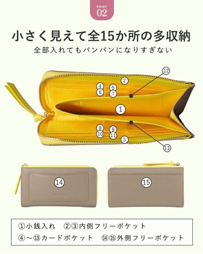 BACKYARD FAMILY「リズデイズ 財布 通販 LIZDAYS 長財布 長サイフ サイフ お財布 L字型ファスナー」|財布|