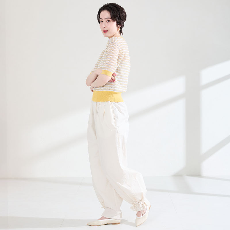 WA Oriental TRaffic「●2026春夏新作●配色 ニット パンプス /62107 軽量 柔らかい 厚手クッション」|パンプス|
