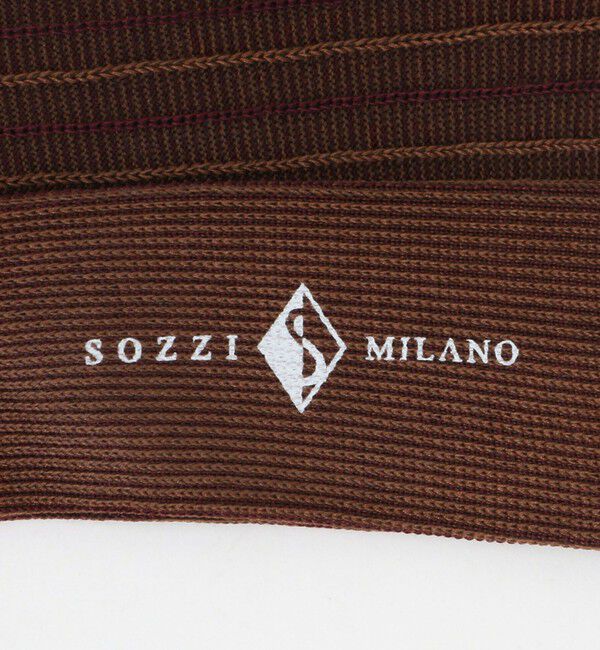 UNITED ARROWS「＜SOZZI＞2カラー ライン ソックス」|ソックス|