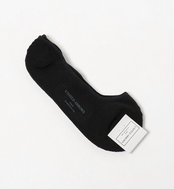UNITED ARROWS「ミニパイル イン ソックス」|ソックス|BLACK
