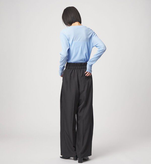 EMMEL REFINES「＜EMMEL REFINES＞EM LT/ツイル 2タック トロミパンツ」|チノ|