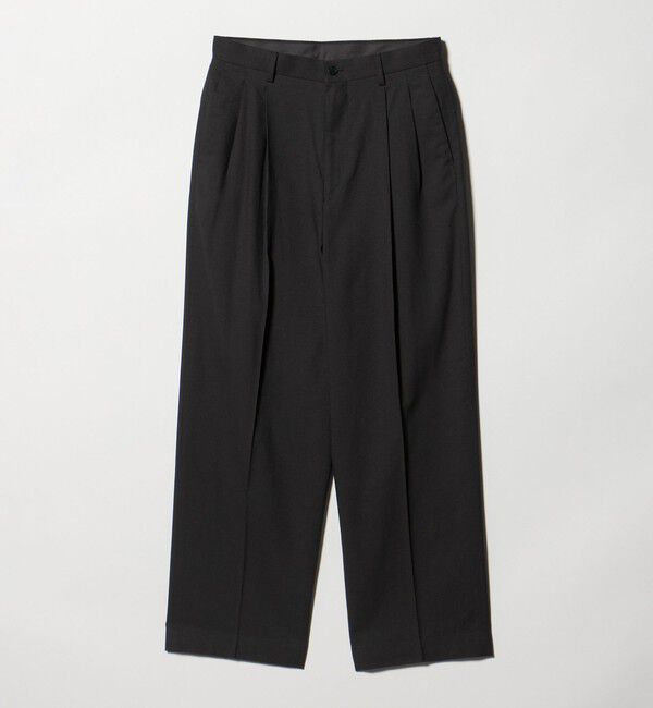 UNITED ARROWS green label relaxing「TR 和紙 2プリーツ スラックス W4」|スラックス|