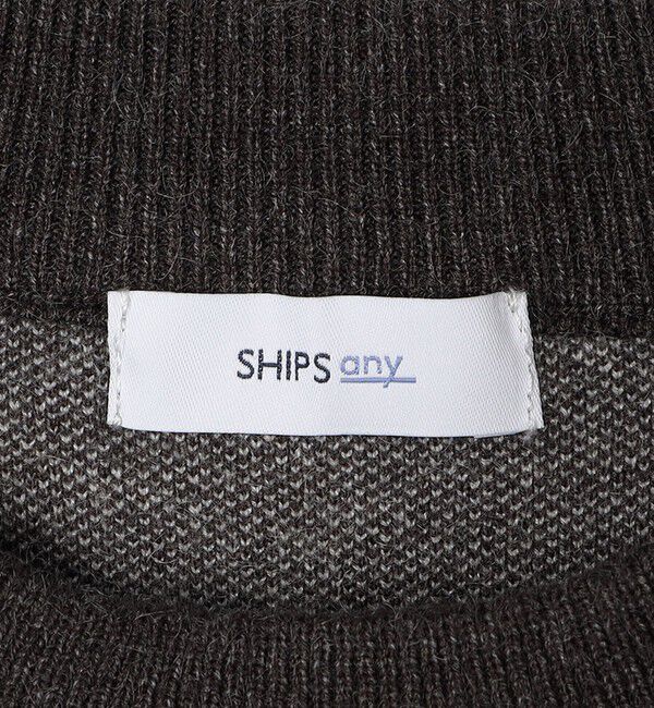SHIPS any「SHIPS any: 〈手洗い可能〉フラワー ダブルジャガード プルオーバー ニット◇」|ニット・セーター|