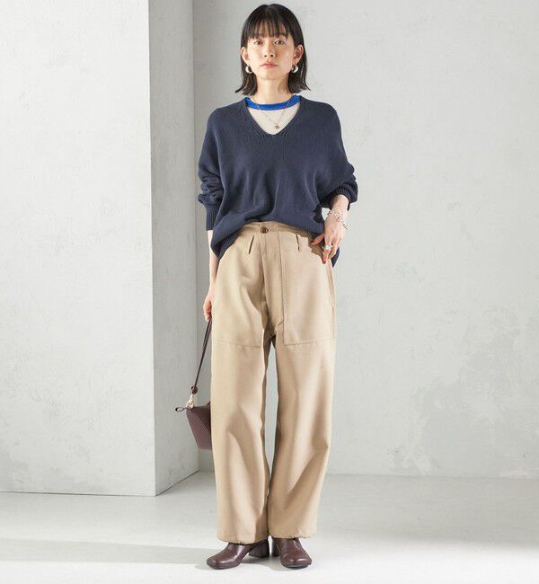 SHIPS for women「〈手洗い可能〉バルキーヤーン プルオーバー」|ニット・セーター|