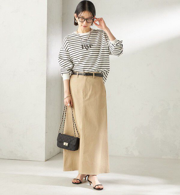 SHIPS for women「【SHIPS別注】81BRANCA: プリント ロングスリーブ TEE」|Tシャツ・カットソー|