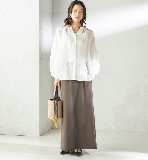 SHIPS for women「【SHIPS別注】SLOANE:〈手洗い可能〉マキシ丈 スカート」|スカート|