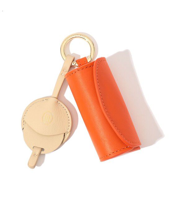 TOMORROWLAND GOODS「ATELIER TOMORROW  LIP CASE ミラー チャーム」|キーケース|28 オレンジ系