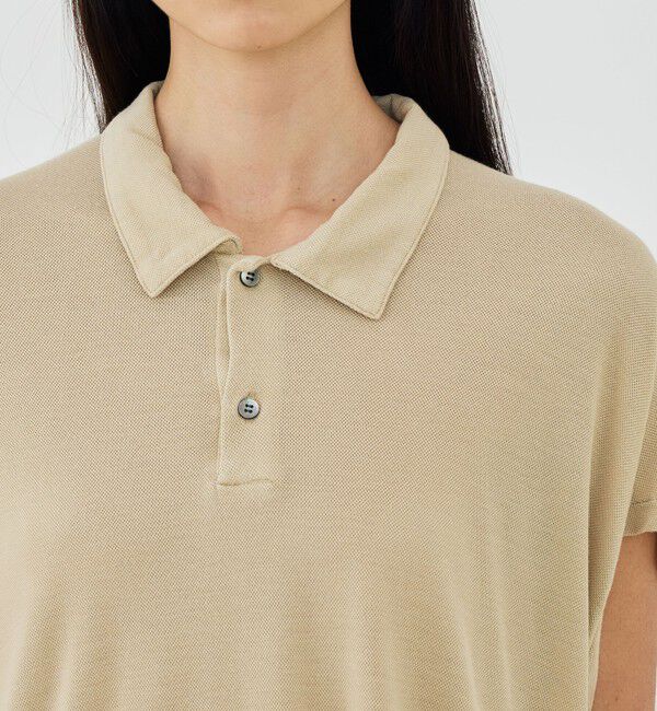 GALERIE VIE「レーヨンシルクカノコ ポロカラープルオーバー」|Tシャツ・カットソー|