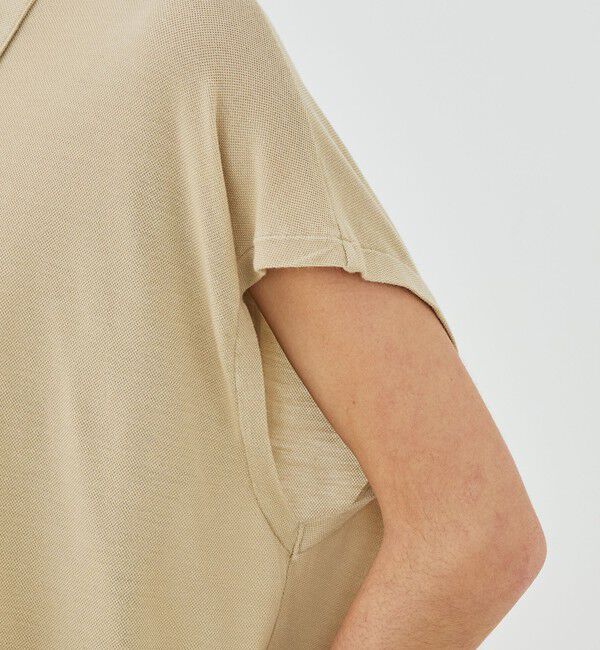 GALERIE VIE「レーヨンシルクカノコ ポロカラープルオーバー」|Tシャツ・カットソー|