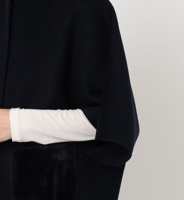 TOMORROWLAND BUYING WEAR「my WHITE ウール ケープ」|ポンチョ・ケープ|