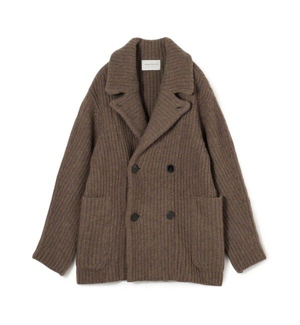 TOMORROWLAND MENS「TOMORROWLAND Tricot ウールダブルフェイス カーディガンコート」|ニット・セーター|45 ブラウン