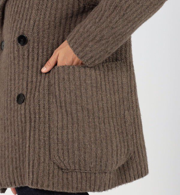 TOMORROWLAND MENS「TOMORROWLAND Tricot ウールダブルフェイス カーディガンコート」|ニット・セーター|