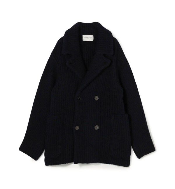 TOMORROWLAND MENS「TOMORROWLAND Tricot ウールダブルフェイス カーディガンコート」|ニット・セーター|69 ネイビー
