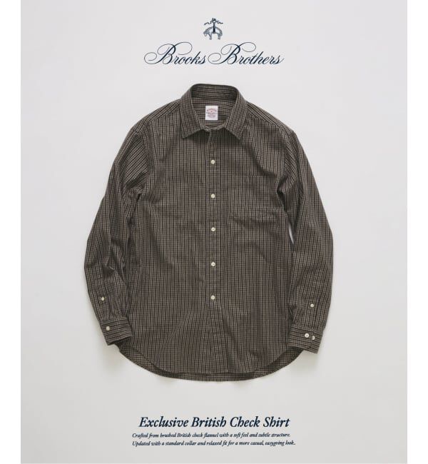 JOURNAL STANDARD「Brooks Brothers / ブルックス ブラザーズ 別注 RC チェック シャツ」|シャツ・ブラウス|グレー
