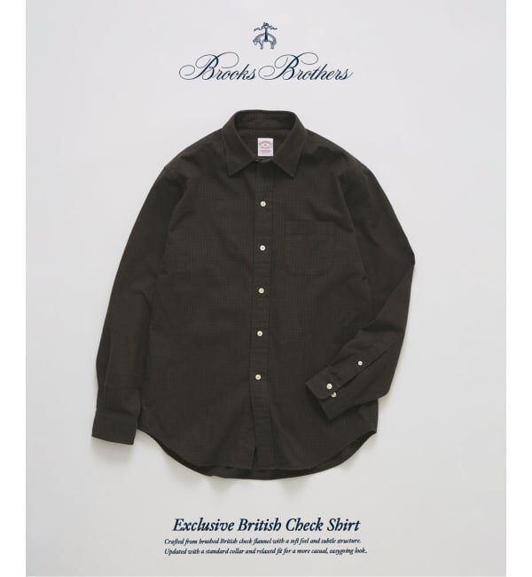 JOURNAL STANDARD「Brooks Brothers / ブルックス ブラザーズ 別注 RC チェック シャツ」|シャツ・ブラウス|ブラウン B